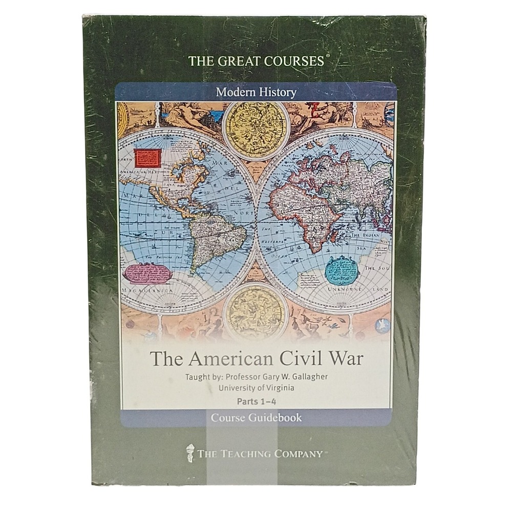 The Great Courses The American Civil War (8 DVDs, Guidebook, 2000)
